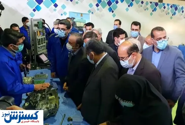 افتتاح خط تولید گیربکس ۶ سرعته توسط وزیر صمت