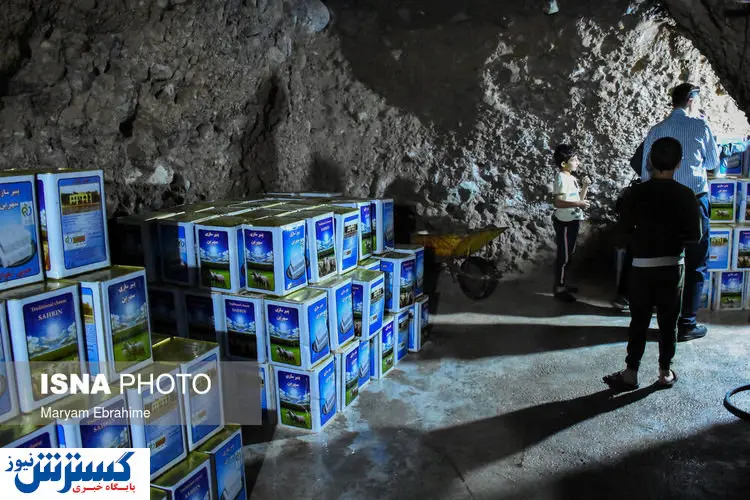 تصاویر/ خط تولید پنیر در روستای «لیقوان»