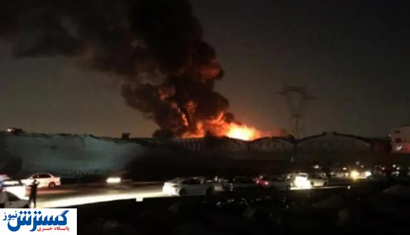 مهار آتش سوزی کارخانه میهن+جزئیات