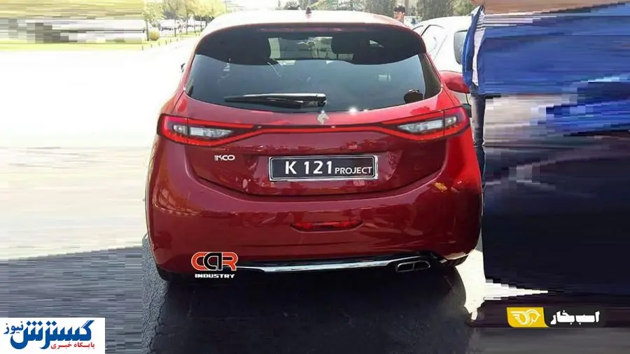 نخستین تصویر هاچ بک ملی ایران خودرو