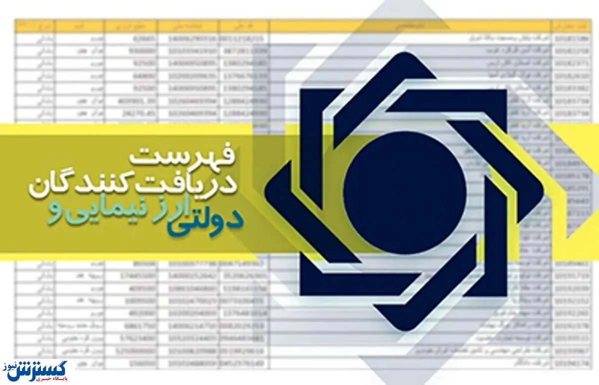 فهرست دریافت کنندگان ارز نیمایی به روز شد