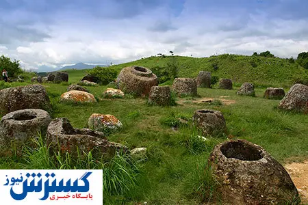 کوزه های اسرار آمیز در وسط دشت + عکس