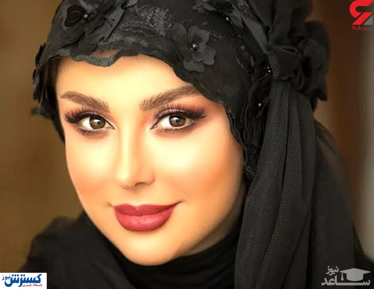 صورت نیوشا ضیغمی + استوری برفی