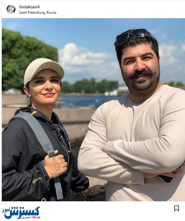 لیندا کیانی و جشن تولد خواهر پیمان معادی