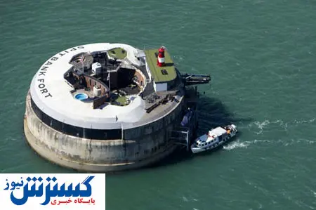 متروکه ای در وسط دریا هتل شد + تصاویر