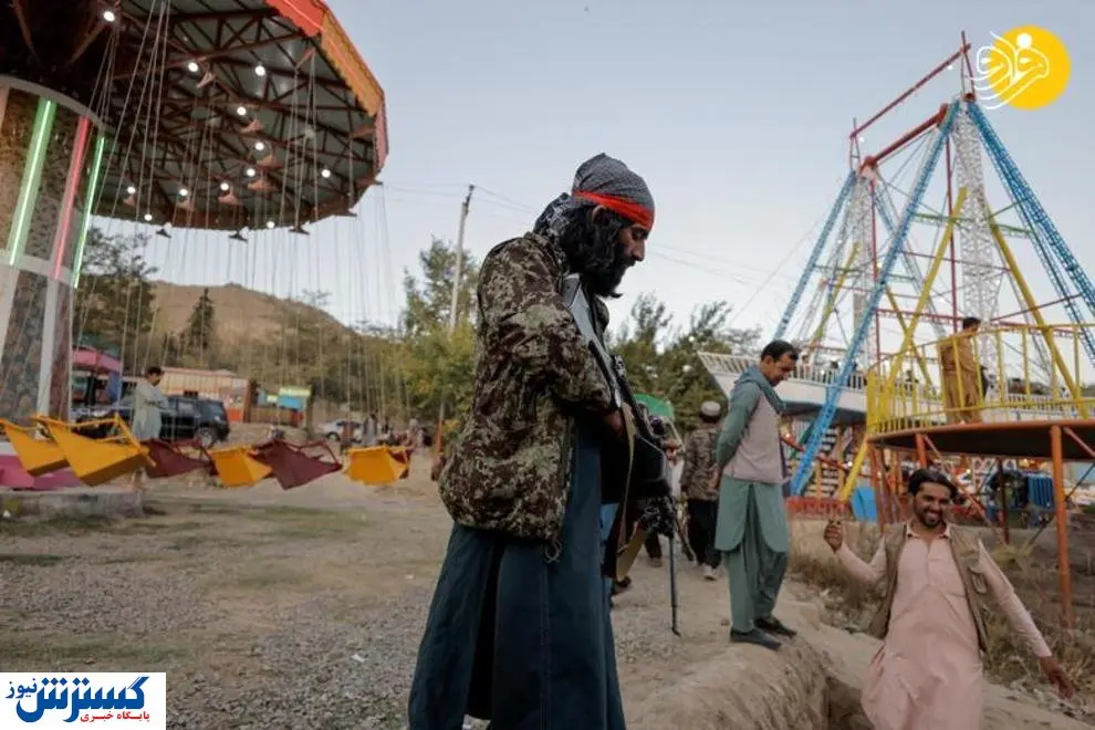 علاقه عجیب طالبان به شهربازی + عکس