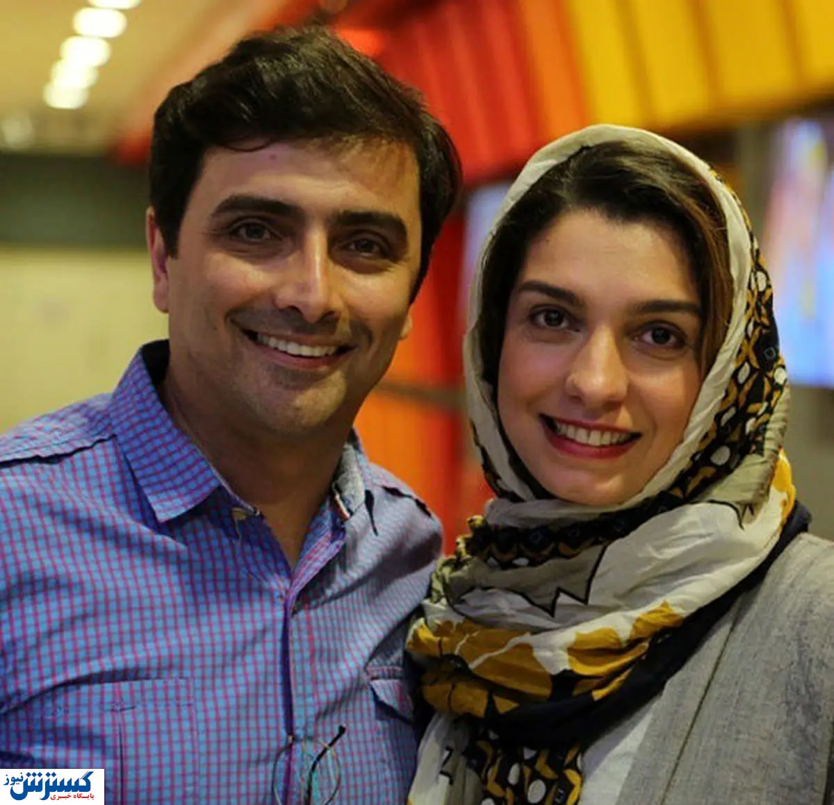 آرایش غلیظ همسر امین زندگانی +عکس