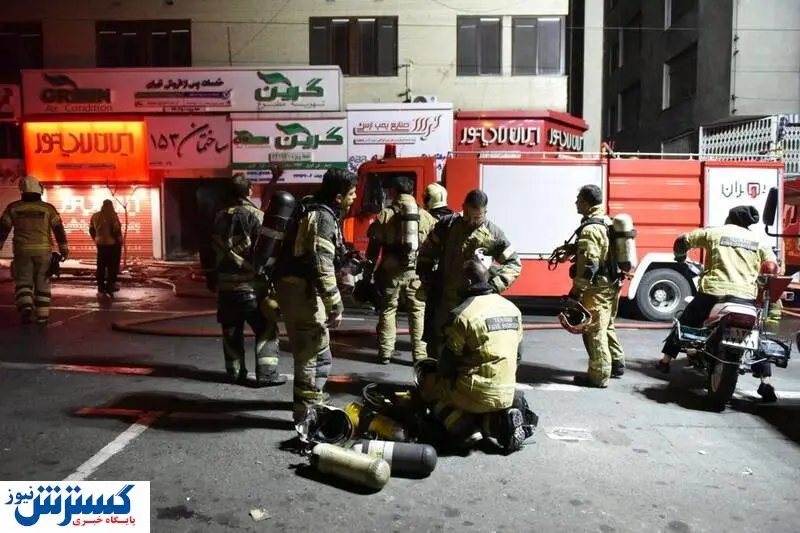 آخرین وضعیت خیابان بهار پس از حریق