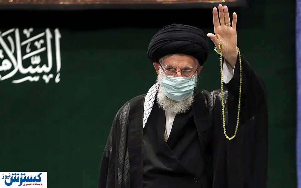 تصاویر رهبر انقلاب در مراسم اربعین با حضور دانشجویان