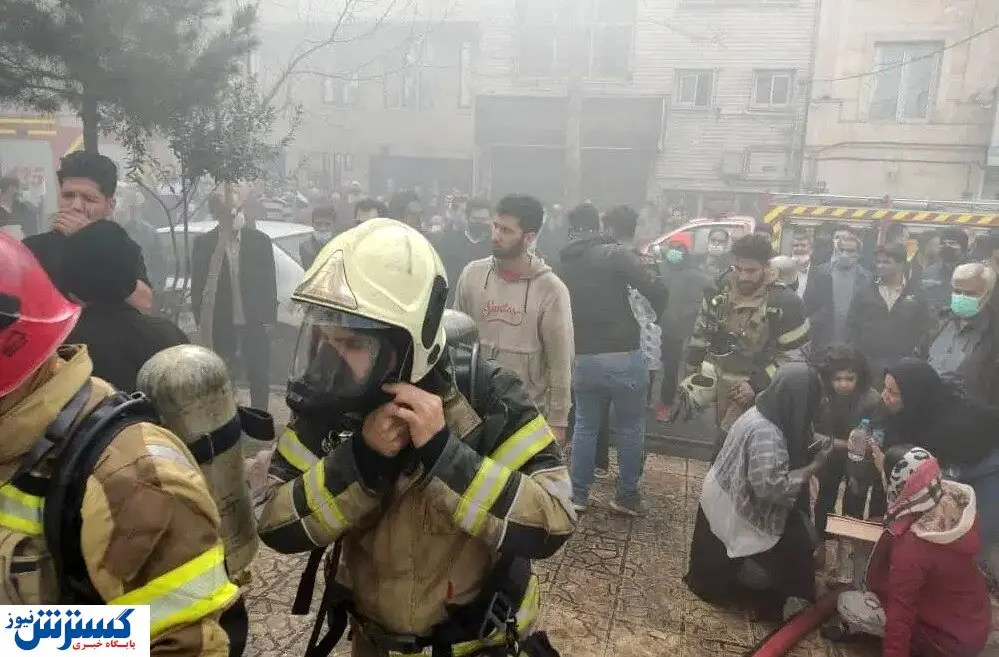آتشسوزی برج ۱۵ طبقه مسکونی در پایتخت
