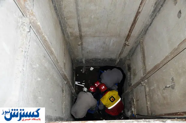 مرگ دلخراش نصاب اسانسور در شیراز