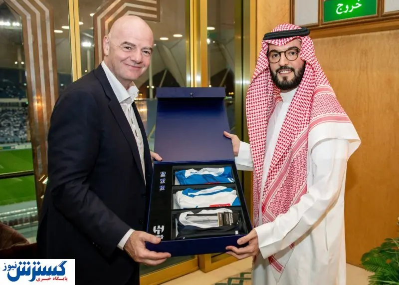 هدیه ویژه عربستانیها به رئیس فیفا