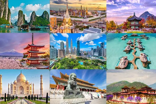 5 مورد از بهترین کشورهای توریستی آسیا برای مسافرت