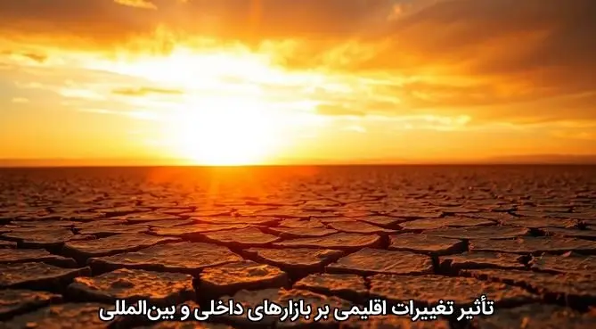 تأثیر تغییرات اقلیمی بر بازارهای داخلی و بینالمللی